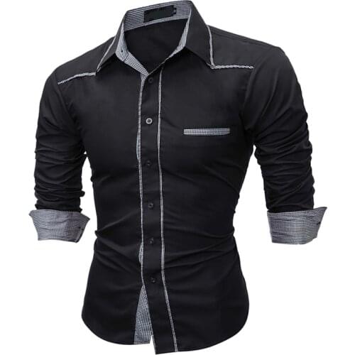 2018 New Arrival Men Clothes Casual Dress Shirts Long Sleeve Shirt Men Slim Fit Brand Male Shirt chemise homme Camisa Masculina