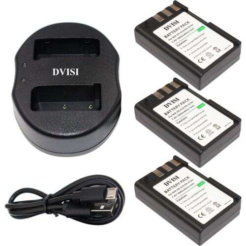 3pcs 7.4V 1800mAh EN-EL9 EN EL9 ENEL9 Recharger Batteries with USB Charger for Nikon EN-EL9a D40 D40X D60 D3000 D5000 Camera