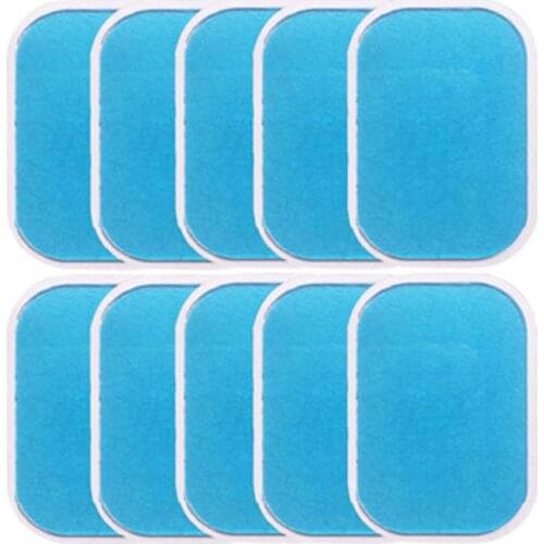 6 pair Replacement Gel Pads Hydrogel For EMS Abdominal Muscle Stimulator Trainer Weight Loss Fitness Slimming Gel Stickers