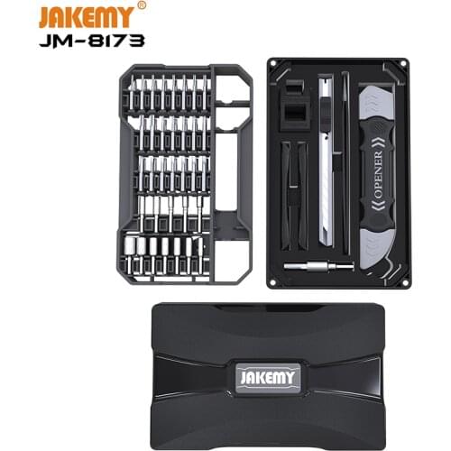 69 IN 1 JAKEMY Professional Tool Sets Magnetic Screwdriver Pry Opening Repair Tools for iPhone Tablet Computer Repair Tool Kit