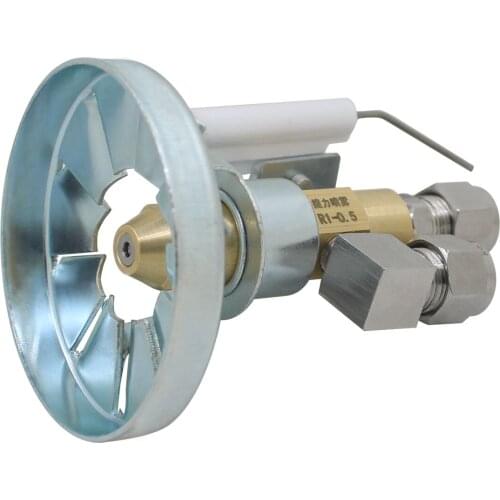 Accessories Brass waste oil burner nozzle siphon full cone oil fuel nozzle air atomizing sprayer diesel heavy oil nozzle burner