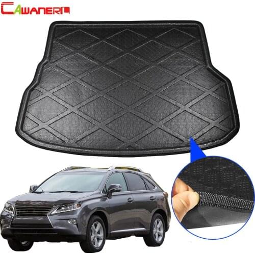 Cawanerl For Lexus RX270 RX350 2010-2015 Car Rear Trunk Mat Floor Boot Tray Liner Cargo Carpet Mud Kick Pad Accessories