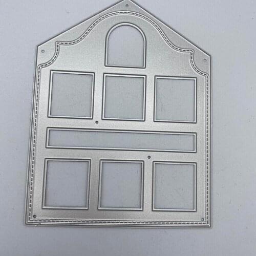 Ornate house grid Metal Cutting Dies Stencils for DIY Scrapbooking/photo album Decorative Embossing DIY Paper Cards