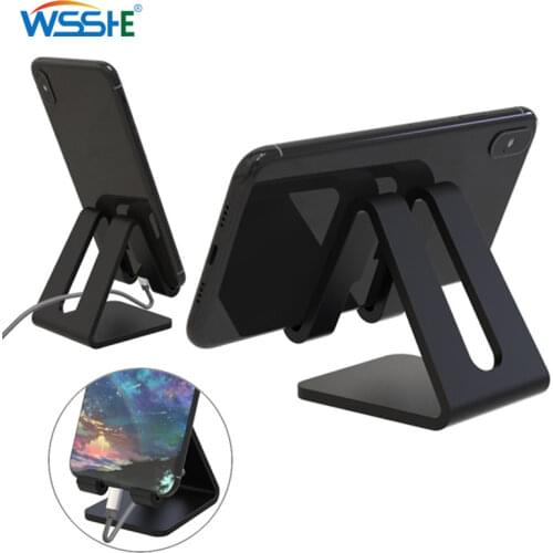 Phone Holder Stand Mobile Smartphone Support Tablet Stand for iPhone Desk Cell Phone Holder Stand plastic Portable Mobile Holder