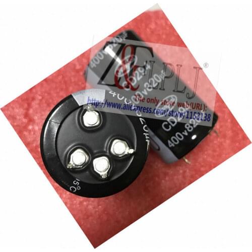 Electrolytic capacitor CD296 400V820uF / CD294 400V 820uF / CD297 820uF400V 820uf 400volt 4PIN New Original 2PCS/lot