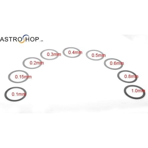 HERCULES S8281 M48 flange piece 0.1-1MM a total of 9 stainless steel flange gasket astronomical deep space photography
