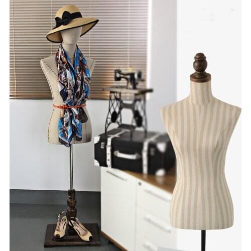 Hot Sale Sexy Female Torso Mannequin Half Upper Body Manikin Women Fabric Model for Clothingse Display