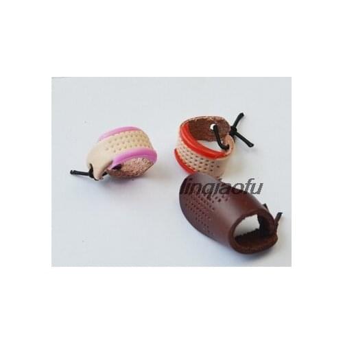 High-end cloth leather thimble set