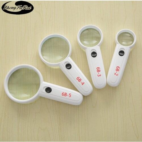 Multifunctional magnifying glass with lamp handheld LED magnifying glass MG6B-56B-46B-36B-2 magnifying glass