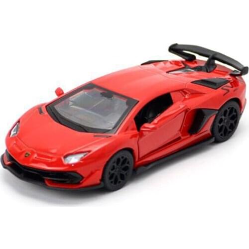 New 1:43 Lamborghini SVJ Alloy Car Diecast Sports Metal Model Car For Children Gift V261
