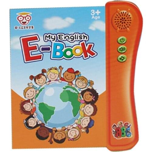 Educational early english e-books kids learning machine toy