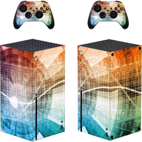 Code Style Xbox Series X Skin Sticker for Console & 2 Controllers Decal Vinyl Protective Skins Style 1