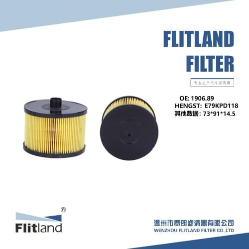 Fuel Filter OE NO 1906.89 E79KPD118 PU1018X KX201D use for FIAT CITROEN LANCIA PEUGEOT VOLVO FL-F73