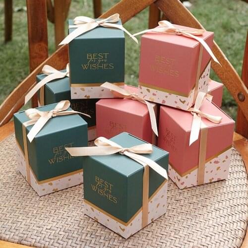 Lot 100 Creative Coconut Palm Tree Style Summer Beach Theme Wedding Favors Party Chocolate Candy Boxes Gift Box