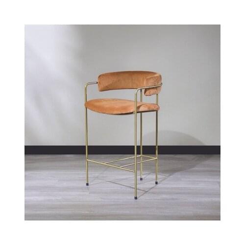 Chinafurniture factory stainless steel bar chair high stool lounge chair bar stool dining chair