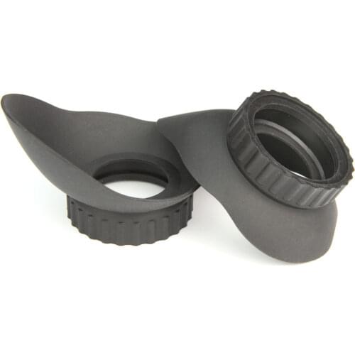 One Pair Biological Stereo Microscope Telescope Monocular Binoculars Rubber Eyepiece Cover Guards Eye Cups
