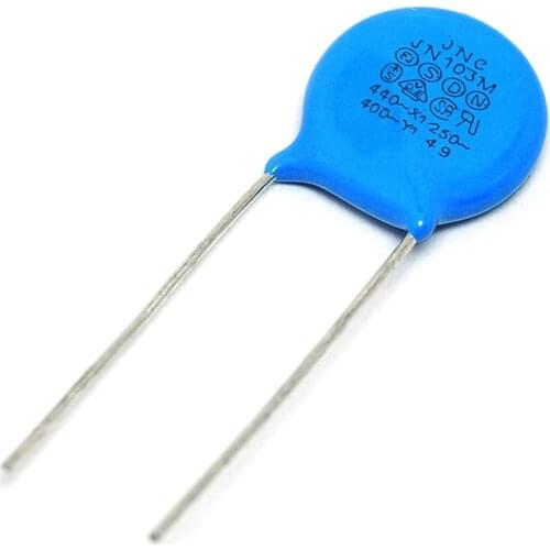 2PCS/LOT High Voltage Ceramic Chip Safety Y Capacitor 400V 103M 10000pF 10nF X1 Y1
