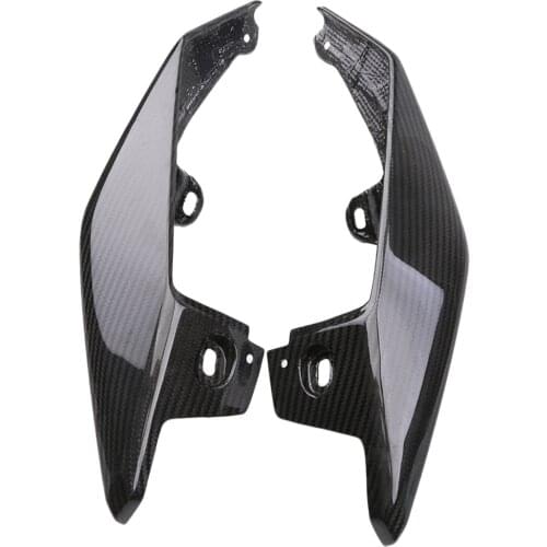 2x Carbon Fiber Rear Seat Side Panel For Yamaha MT09 2017-2019