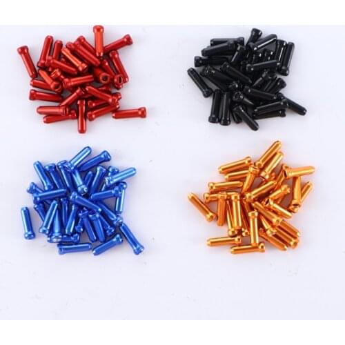 30 Pcs/lot MTB Bike Bicycle Brake Shifter Aluminum Inner Cable Tips Crimps Cycle Cycling Parts Derailleur Shift Cables End Caps