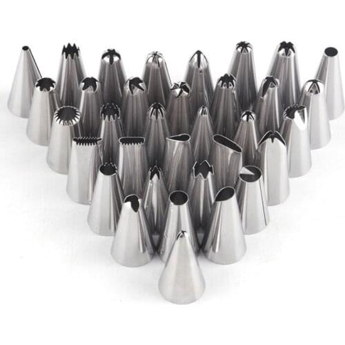 35pcs/Set Make good cakes Stainless Steel Cake Decorating Icing Pastry Piping Nozzles Tips Set