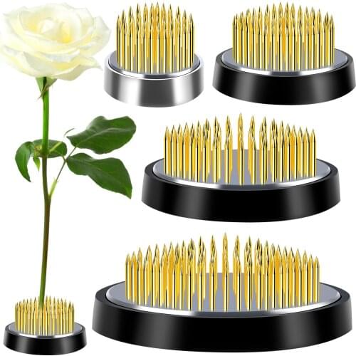 4 Pcs Flower Frogs Kenzans Round Floral Pin Frogs Flower Arranger