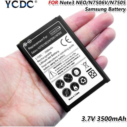 3500mah EB-BN750CBE EB-BN750BBC EB-BN750BBE Replacement Battery Li-ion for Samsung Galaxy Note 3 NEO Mini N750 SM-N7505 batteria
