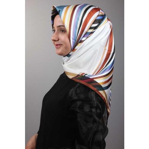 ARMİNE PATTERNED TWİLL SCARF 1005P - RENK-07