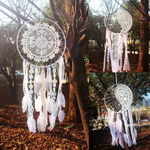 9.8X25 inches large Dream Catcher with tassel Handmade Dreamcatcher Wall Hanging Decoration Home Garden Living Room Ornament