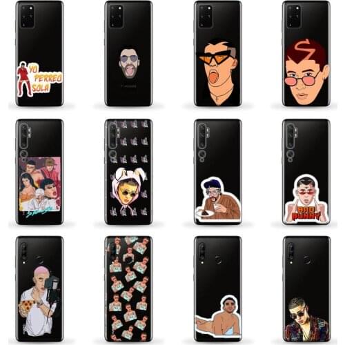 Bad Bunny Maluma Phone Case for SAMSUNG A51 52 50 71 31 21 S ultra 20 fe plus XIAOMI redmi note 10 8 9 pro HUAWEI P 30 40 lite