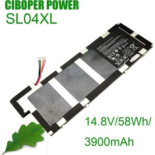 CP Original Laptop Battery SL04XL 14.8V 58WH For 14-3000 HSTNN-IB3J 665054-151 665460-001 665054-171 665054-271 TPN-Q105