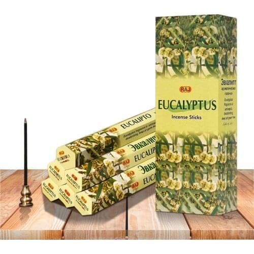 F Stick Incense EUCALYPTUS Handmade Indian Incense Sticks Buddhist Supplies Dropshipping 3 / 6 Tubes Whole Sale Bulk