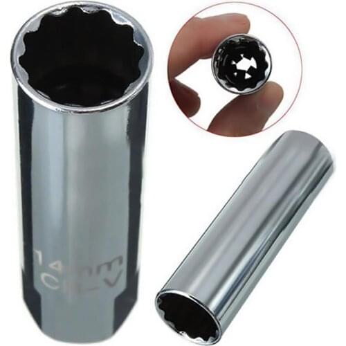 12-angle 14mm / 0.55in Spanner Spark Plug Disassembly Wrench #25
