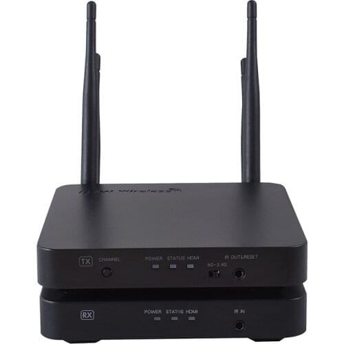 HDMI Wireless Extender 100M 2.4G and 5GHz 1080P Transmitter Receiver kit TCP/IP extende Audio Video to HDTV