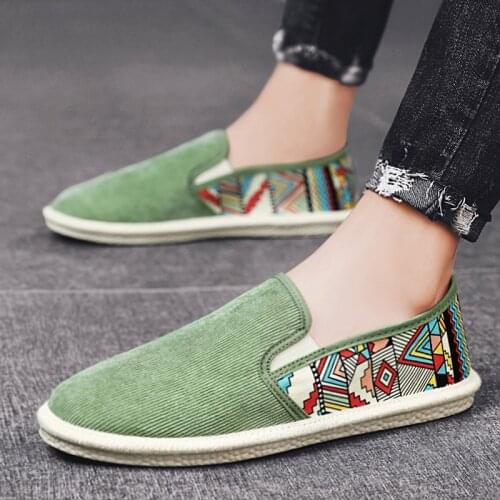 Lightweight Canvas Sneakers Summer Men Shoes Sneakers Men Fisherman Casual Walking Shoes Slip on Mens Loafers Zapatillas Hombre6