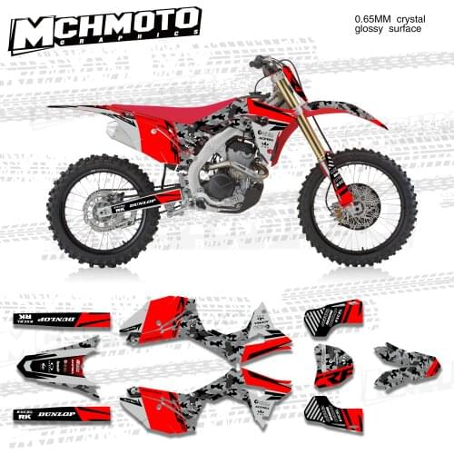 MCHMFG Graphics Kit for Honda 18-20 CRF250R 17-20 CRF450 CRF 250 450 2017 2018 2019 2020 Motocross Decals