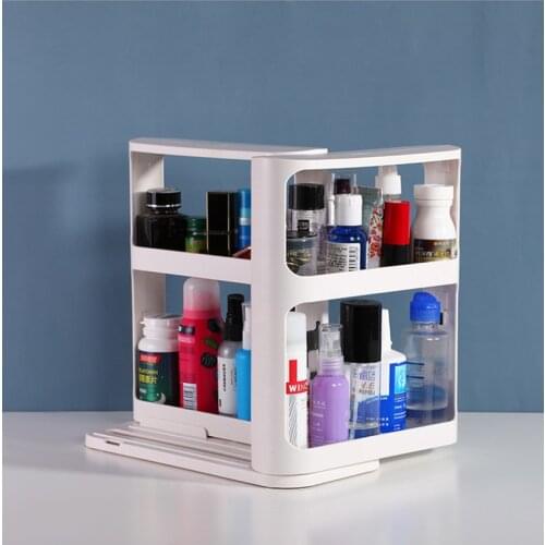 1pc New Multi-Function Rotating Storage Rack Box Seasoning Holders Kitchen Spice Organizer Shelves Kitchen Accessories