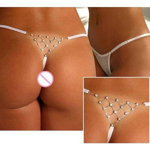 Merry See Gemstone Thong Models