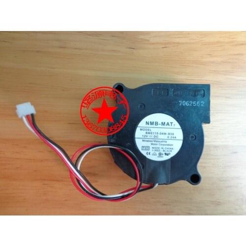 NMB-MAT BM5115-04W-B59 T5D Server Square Fan DC 12V 0.24A 50x50x15mm 3-wire