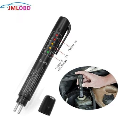 2021 New Brake Fluid Liquid Tester Pen With 5 LED Car Auto Vehicle Tools Diagnostic Tools Mini Brake Fluid Tester