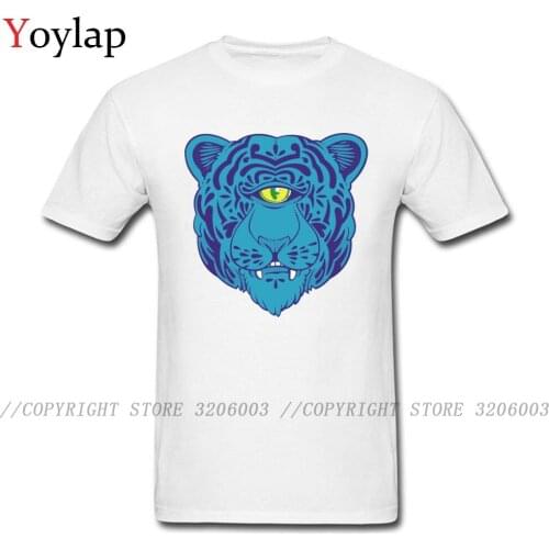 New Listing Devil Cat Printed On Male T-shirt Novelty Design Mens Summer Tee Shirts 100% Cotton Tops Personalized