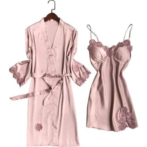 Sleepwear Womens pajamas robe sets sleep tops clothes Nightgown dress gown Sexy wear onesie Homewear Home suit for women girls