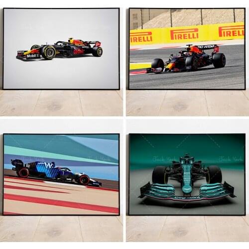 2021 Car Grand Prix Formula 1 Print Poster