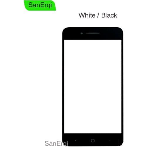 5.0 inch Touch Screen For ZTE Voyage 4 Blade A610 Front Glass Lens Sensor Replacement Without Flax Cable Black White