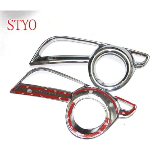 STYO Car ABS Front Fog Lamp Light Cover Trim Strip Trim For Highlander 2018