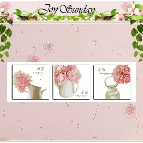 Sweeet Affection Triptych Counted Cross Stitch 11 14CT Cross Stitch Set Wholesale Flower Cross-stitch Kit Embroidery Needlework