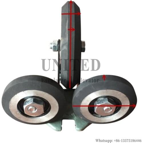 Elevator R3 High Speed Guide Shoe Roller OD150/100mm W30/25mm 583725