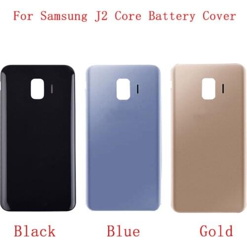 Battery Case Back Case Cover Door Housing For Samsung J2 Core J260F with Chassis Lens Logo Replacement Parts