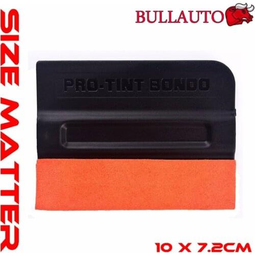 10PCS Pro-Tint Bondo Suede Edge Squeegee W/ 3pcs Wrapped Felt Tinting Scraper