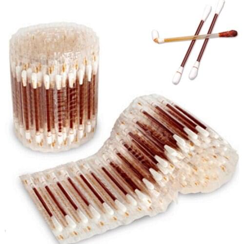 30pcs/pack piece Disposable iodine cotton stick iodine disinfected cotton swab climbing aid first aid kit supplies 0128