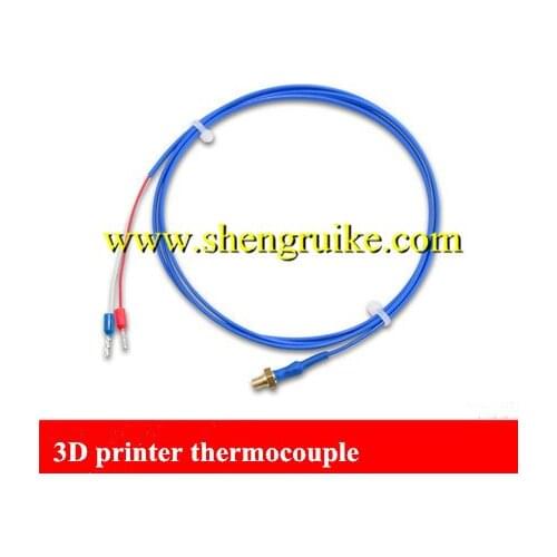 3D printer thermocouple nozzle temperature measurement temperature probe accessories M3 M4 screw thermocouple